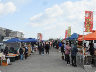 写真:館鼻岸壁朝市