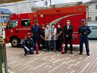 ホテルセレクトイン埼玉毛呂山_自衛消防訓練1