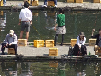 写真：東山湖フィッシングエリア