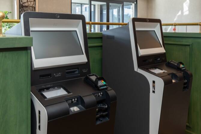 チェックイン機2台