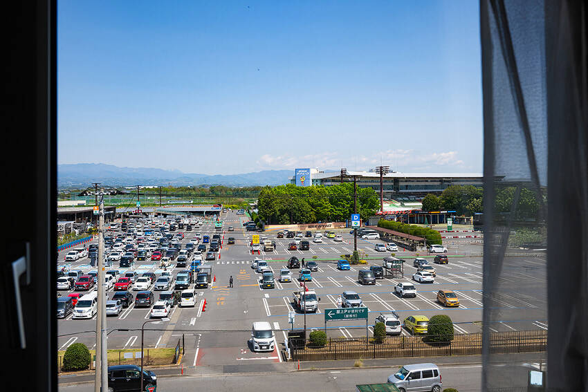 写真:部屋からの景色