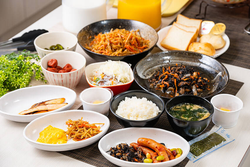 写真：朝食