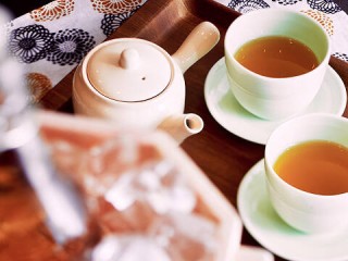 写真:ほっこりお茶コーナー