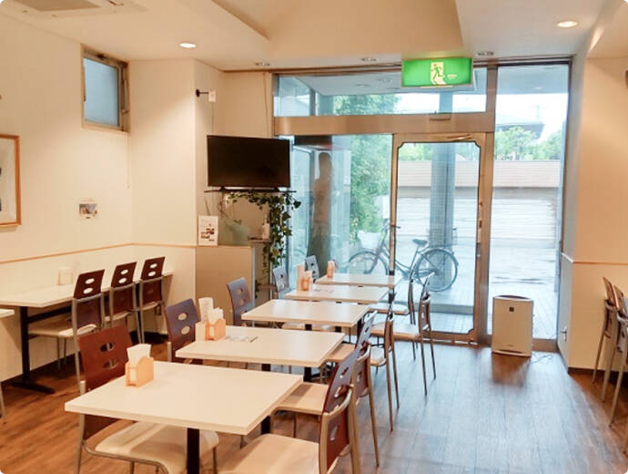 朝食会場