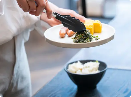 写真:朝食