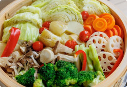 写真：朝食ビュッフェ