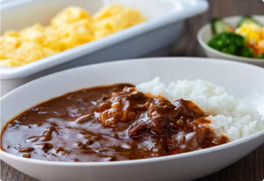 写真:朝食ビュッフェ